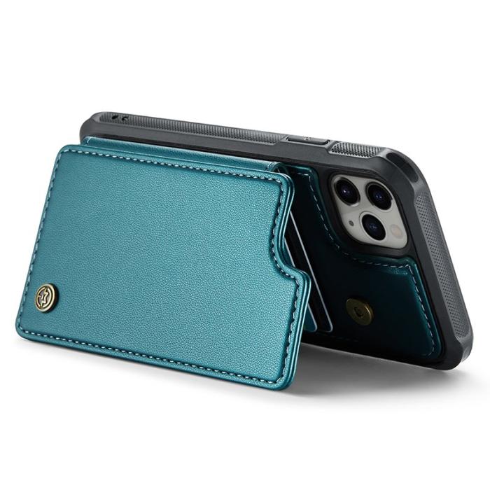 Caseme - CASEME C22 iPhone 11 Pro Max Fodral Läder med RFID - Grön