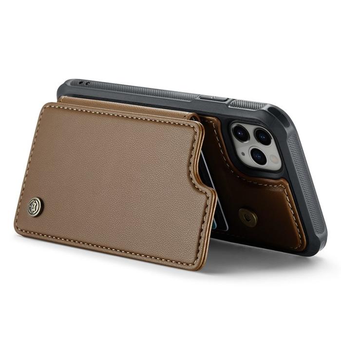 Caseme - CASEME C22 iPhone 11 Pro Max Skal Läder med RFID - Brun
