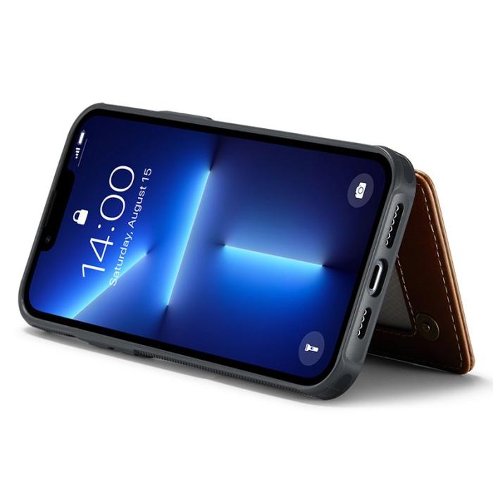 Caseme - CASEME C22 iPhone 13 Pro Fodral Läder med RFID - Brun