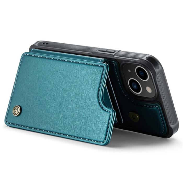 Caseme - CASEME C22 iPhone 13 Skal i Läder med RFID, Grön