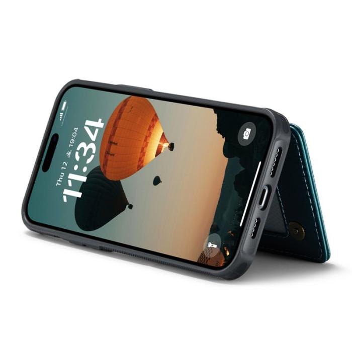 Caseme - CASEME C22 iPhone 16 Fodral Läder med RFID, Grön