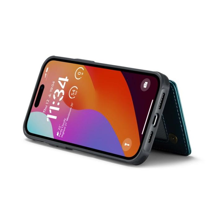 Caseme - CASEME C22 iPhone 16 Pro Fodral Läder med RFID Grön