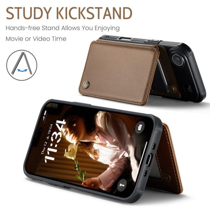 Caseme - CASEME C22 iPhone Air Fodral med RFID Skydd - Brun