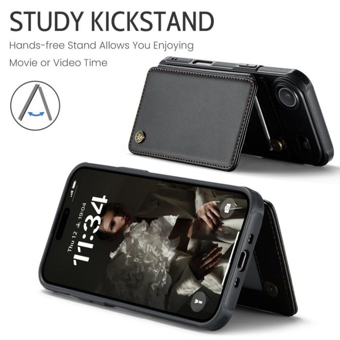 Caseme - CASEME C22 iPhone Air Skal med RFID Skydd - Svart