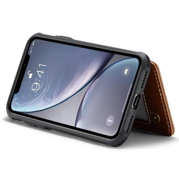 Caseme - CASEME C22 iPhone XR Fodral Läder med RFID Skydd - Röd