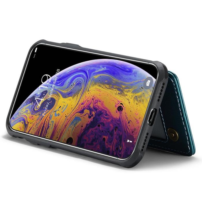 Caseme - CASEME C22 iPhone XS Max Fodral Läder med RFID Grön