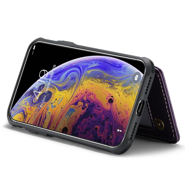 Caseme - CASEME C22 iPhone XS Max Fodral Läder med RFID - Lila