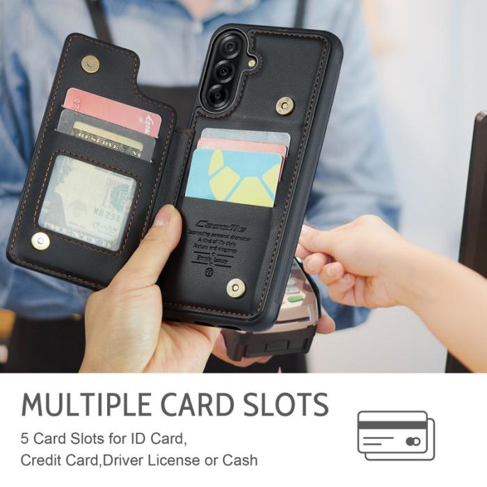 Caseme - CASEME C22 Samsung Galaxy A56 5G Skal med RFID, Svart