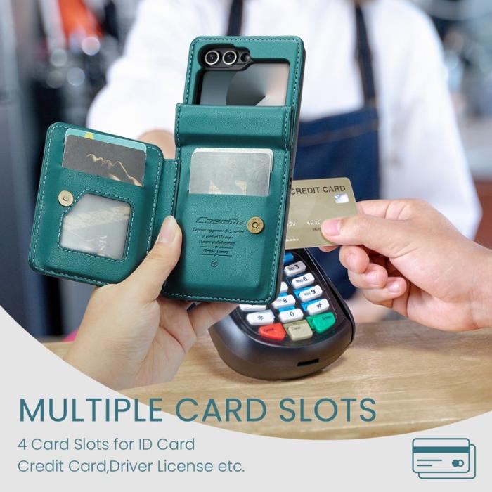 Caseme - CASEME C22 Samsung Galaxy Z Flip7 FE 5G Fodral Grön