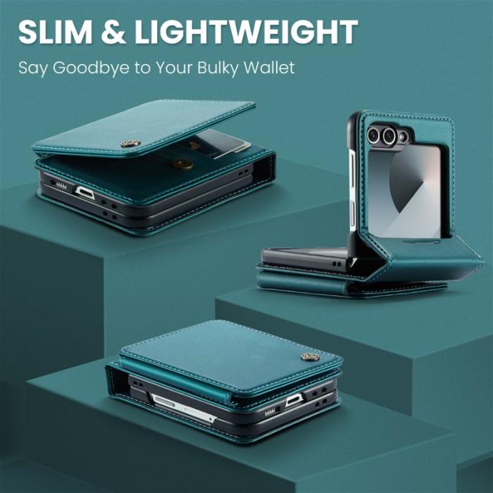Caseme - CASEME C22 Samsung Galaxy Z Flip7 FE 5G Fodral Grön