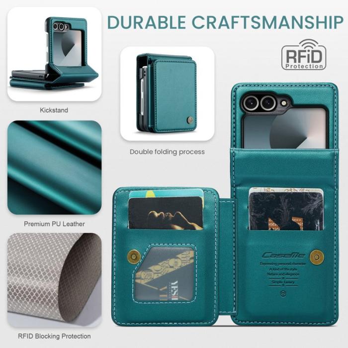 Caseme - CASEME C22 Samsung Galaxy Z Flip7 FE 5G Fodral Grön