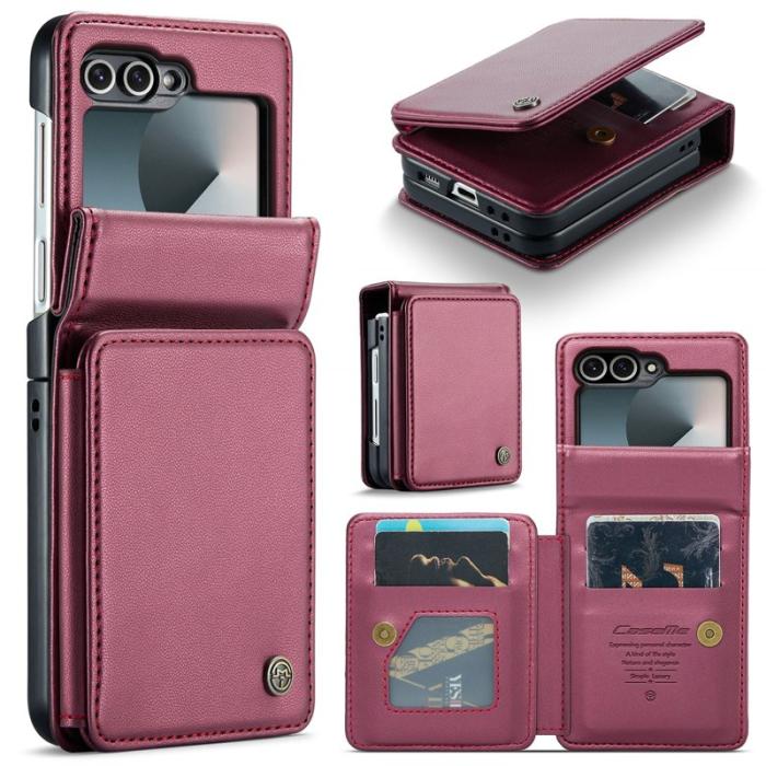 Caseme - CASEME C22 Samsung Galaxy Z Flip7 FE 5G Fodral Röd