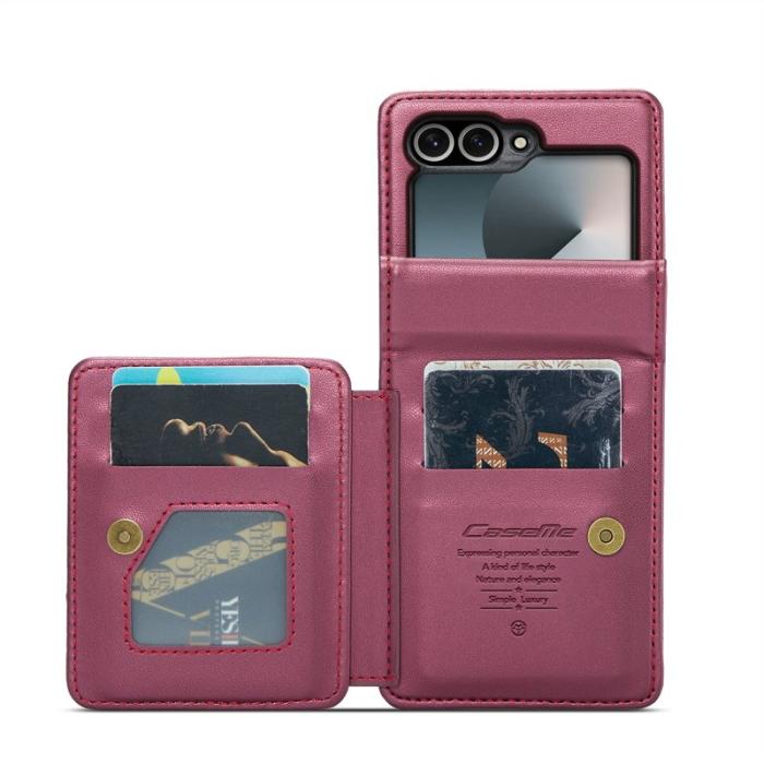 Caseme - CASEME C22 Samsung Galaxy Z Flip7 FE 5G Fodral Röd