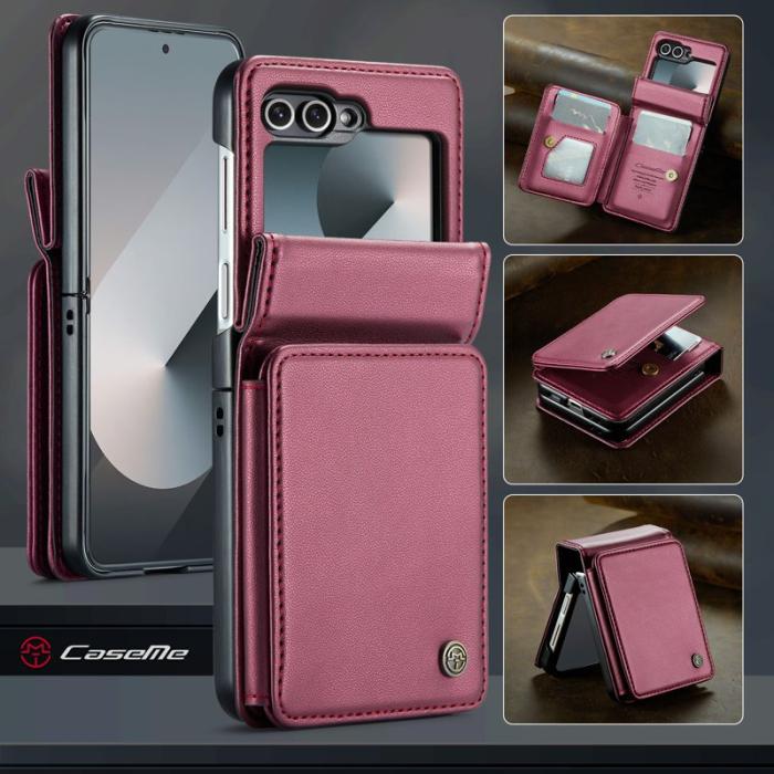 Caseme - CASEME C22 Samsung Galaxy Z Flip7 FE 5G Fodral Röd