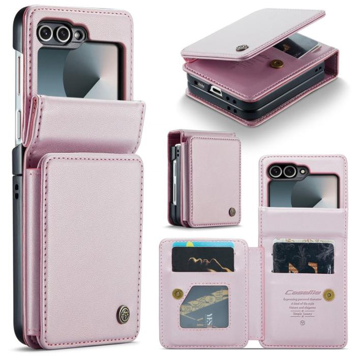 Caseme - CASEME C22 Samsung Galaxy Z Flip7 FE 5G Mobilskal med RFID - Rosa