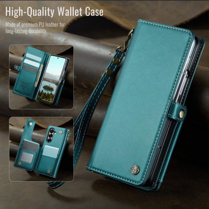 Caseme - CASEME C22 Samsung Galaxy Z Fold7 5G Skal med RFID Grön