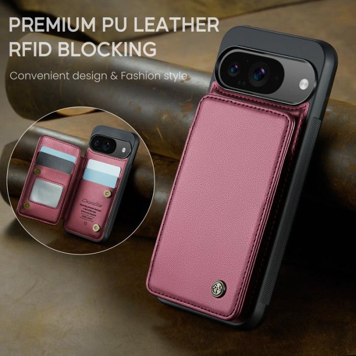 Caseme - CASEME C22 Telefonfodral för Google Pixel 10 Pro/10/9 Pro/9 - Röd