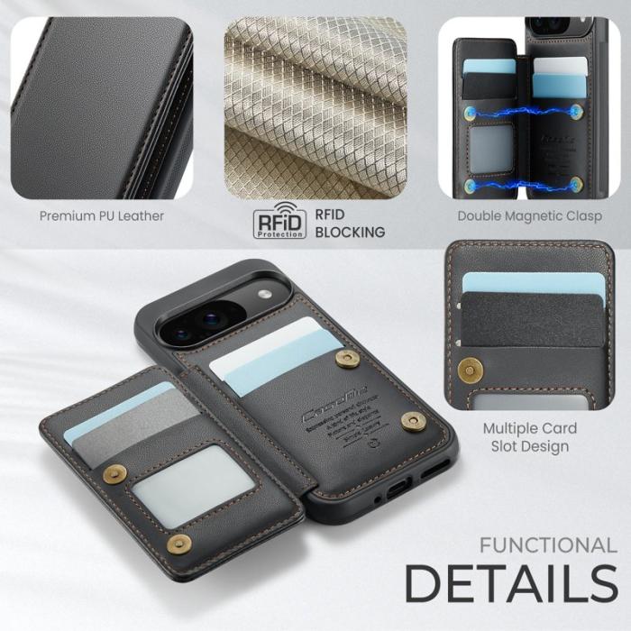 Caseme - CASEME C22 Telefonfodral för Google Pixel 10 Pro - Svart