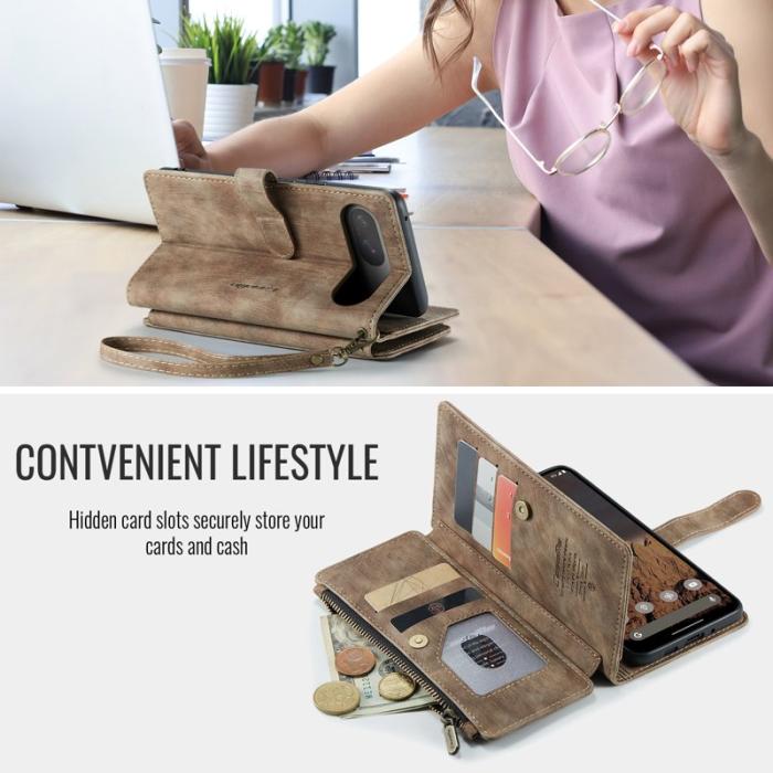 Caseme - CASEME C30 Fodral för Google Pixel 10 Pro/10/9 Pro/9 - Brun