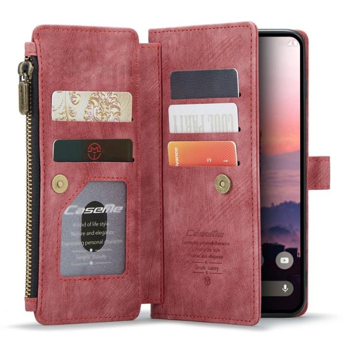 Caseme - CASEME C30 Fodral för Google Pixel 10 Pro/10/9 Pro/9 - Röd
