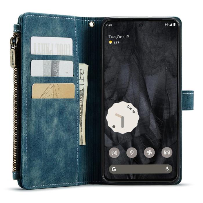 Caseme - CASEME C30 Fodral för Google Pixel 8 Pro med Rem - Blå