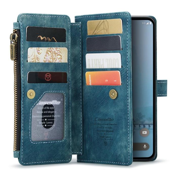 Caseme - CASEME C30 Fodral för Google Pixel 9 Pro XL med rem - Blå