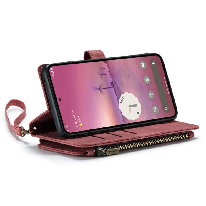 Caseme - CASEME C30 Fodral för Google Pixel 9 Pro XL med rem - Röd