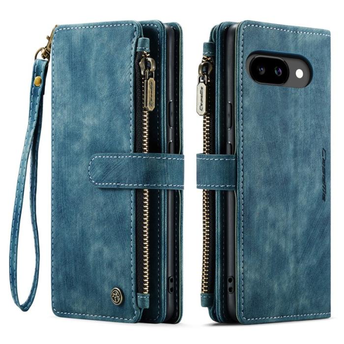 Caseme - CASEME C30 Fodral för Google Pixel 9a med rem - Blå