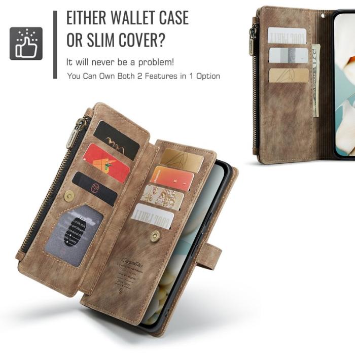 Caseme - CASEME C30 Fodral för Google Pixel 9a med Rem - Brun