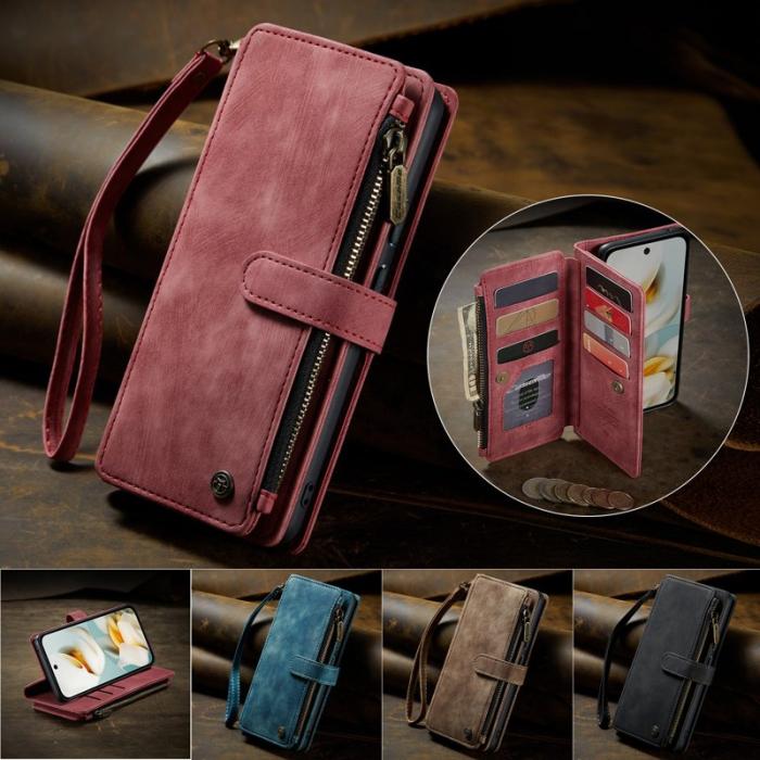 Caseme - CASEME C30 Fodral för Google Pixel 9a med rem - Röd