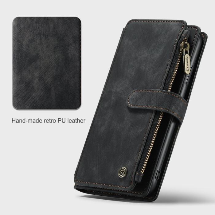 Caseme - CASEME C30 Fodral för iPhone 11 med Rem och Kortfack - Svart