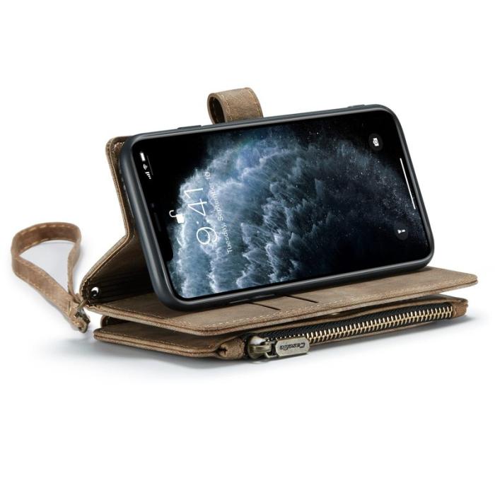 Caseme - CASEME C30 Fodral för iPhone 11 Pro med rem - Brun