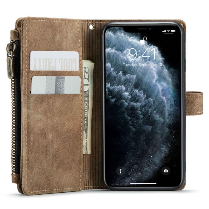 Caseme - CASEME C30 Fodral för iPhone 11 Pro med rem - Brun