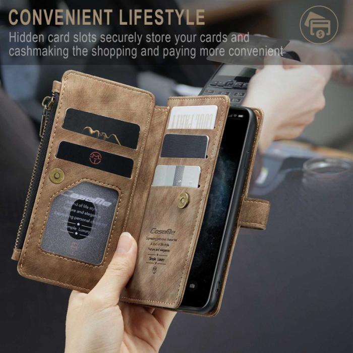 Caseme - CASEME C30 Fodral för iPhone 11 Pro med rem - Brun
