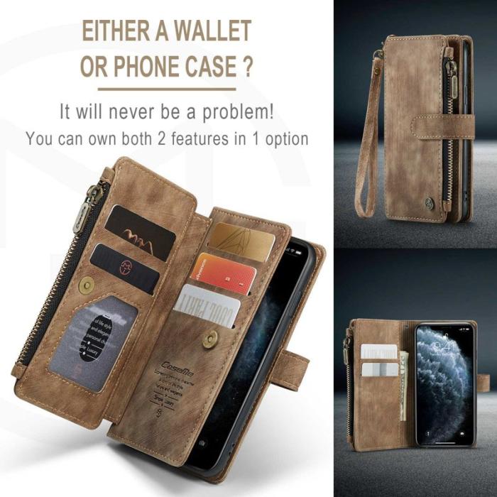 Caseme - CASEME C30 Fodral för iPhone 11 Pro med rem - Brun