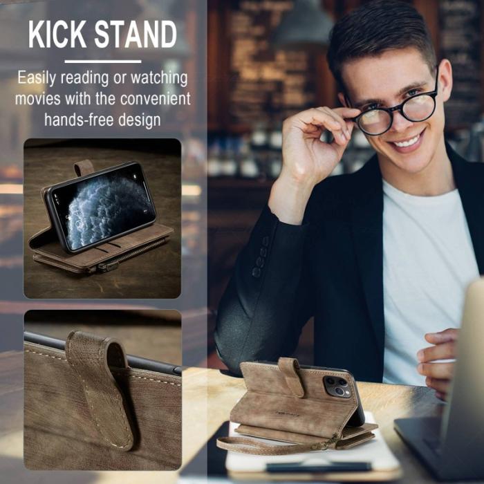 Caseme - CASEME C30 Fodral för iPhone 11 Pro med rem - Brun