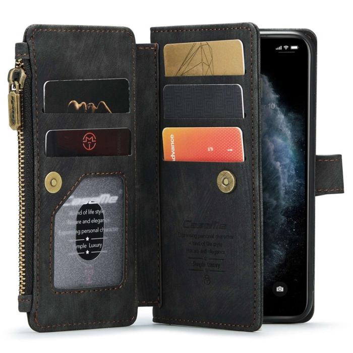 Caseme - CASEME C30 Fodral för iPhone 11 Pro med rem - Svart