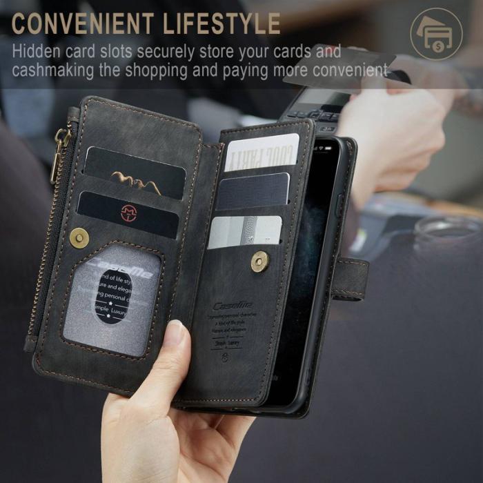 Caseme - CASEME C30 Fodral för iPhone 11 Pro med rem - Svart