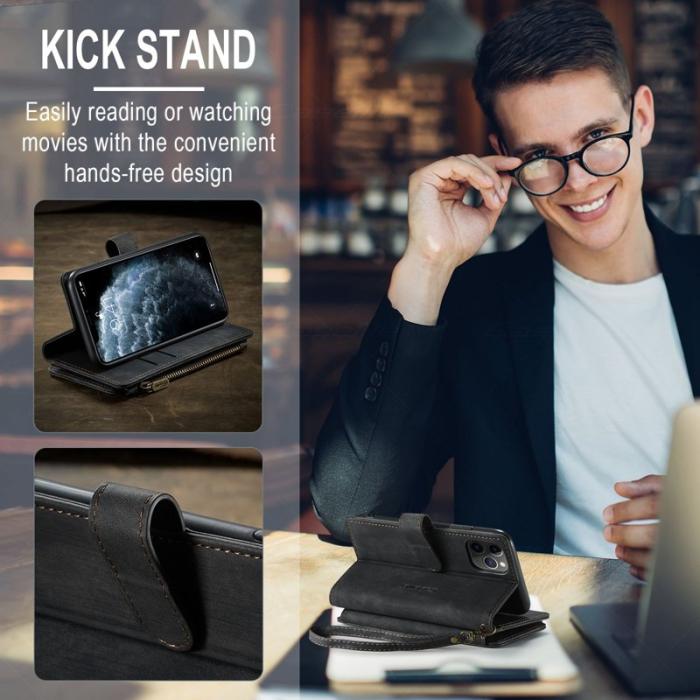 Caseme - CASEME C30 Fodral för iPhone 11 Pro med rem - Svart