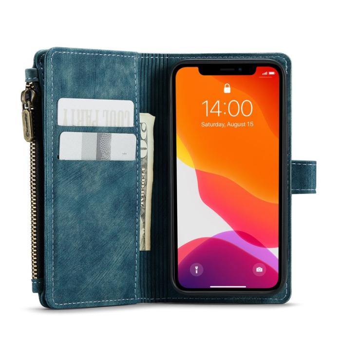 Caseme - CASEME C30 Fodral för iPhone 12 mini med rem - Grön