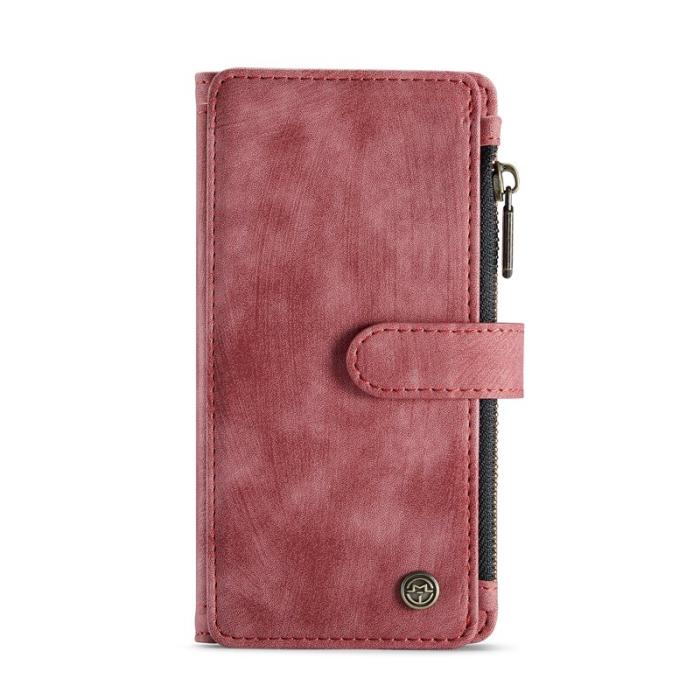 Caseme - CASEME C30 Fodral för iPhone 12 mini med rem - Röd