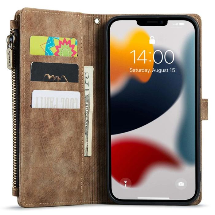 Caseme - CASEME C30 Fodral för iPhone 12 Pro Max med rem - Brun