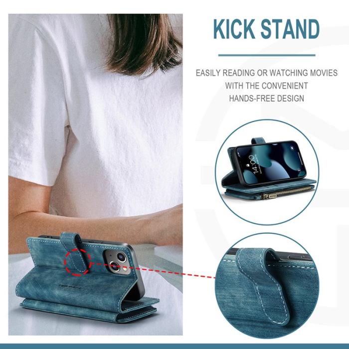 Caseme - CASEME C30 Fodral för iPhone 13 mini med rem - Grön