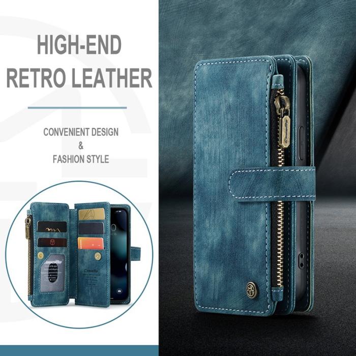 Caseme - CASEME C30 Fodral för iPhone 13 mini med rem - Grön