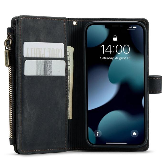 Caseme - CASEME C30 Fodral för iPhone 13 mini med rem - Svart