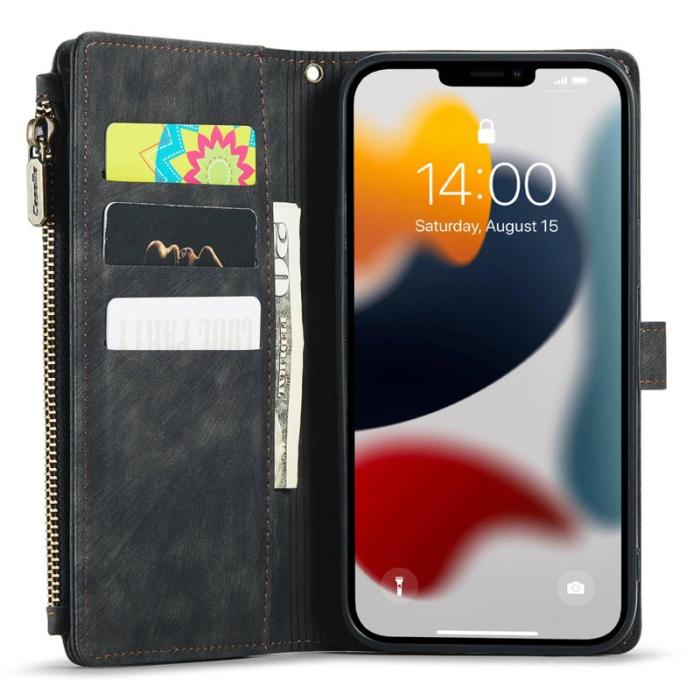 Caseme - CASEME C30 Fodral för iPhone 13 Pro Max med Rem - Svart