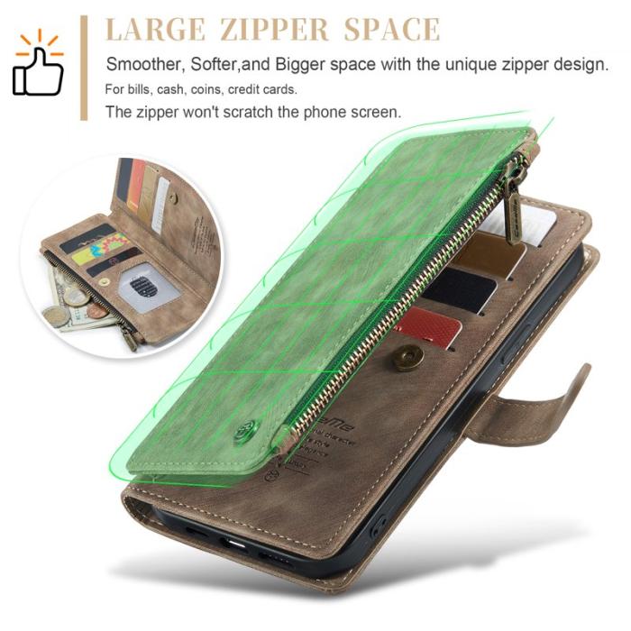 Caseme - CASEME C30 Fodral för iPhone 16 Pro Max med Rem - Brun