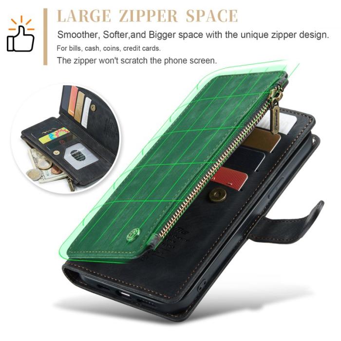 Caseme - CASEME C30 Fodral för iPhone 16 Pro Max med rem - Svart