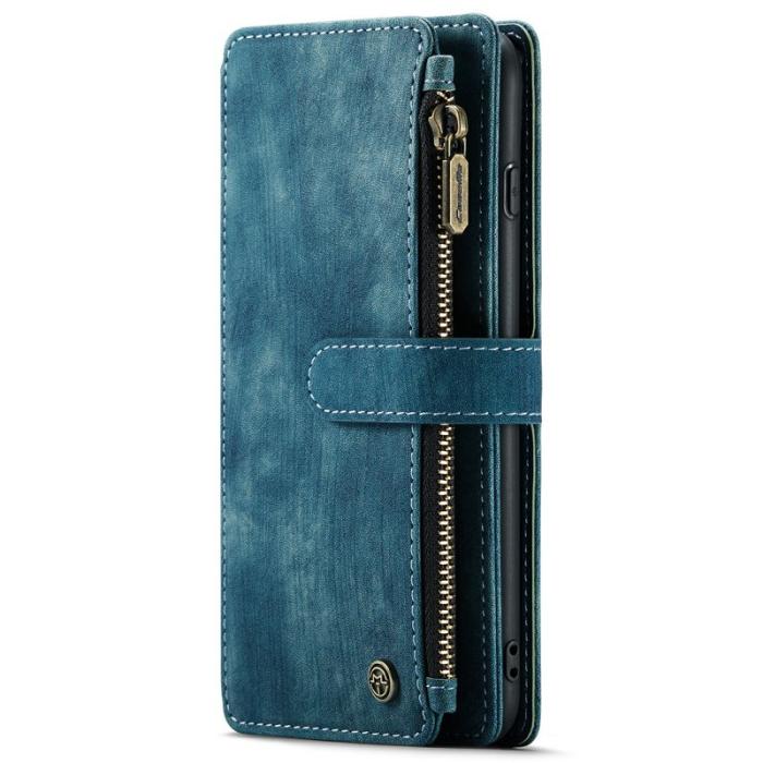 Caseme - CASEME C30 Fodral för iPhone 6/7/8 Plus med Rem - Blå