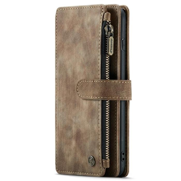 Caseme - CASEME C30 Fodral för iPhone 6/7/8 Plus med rem - Brun